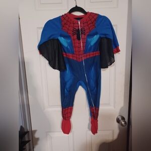 Kids Blue and Red Spider Costume Size 3T